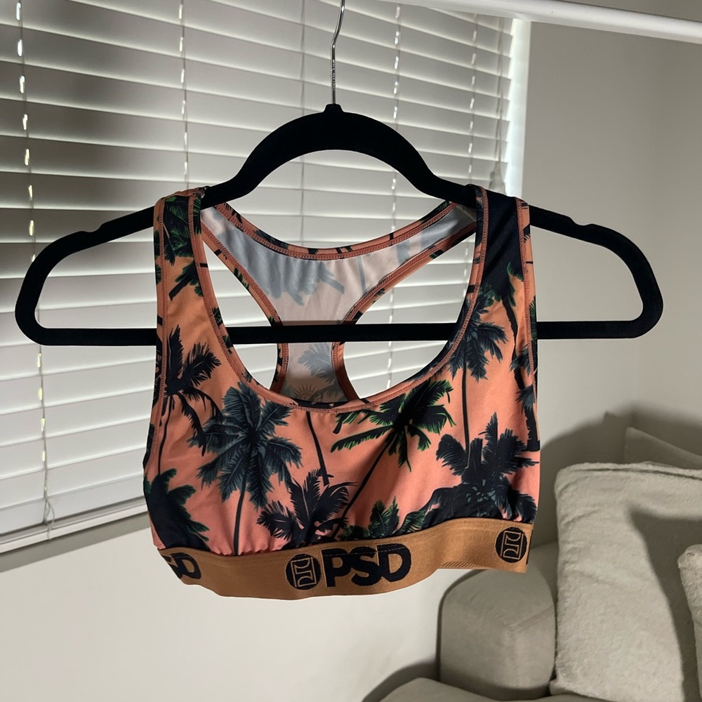 PSD Tropical Print Sports Bra